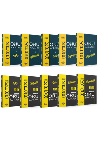 2026 Kpss Lisans Mega Ful Set (Konu Anlatımı + Soru Bankası) ürün görseli 1