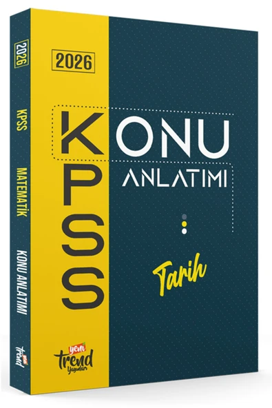 2026 Kpss Lisans: Tarih Konu Anlatımı ürün görseli 1