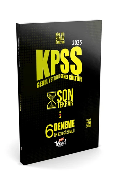 2026 Kpss 6 Faikül QR Kod Çözümlü Deneme (Genel Yetenek-Genel Kültür) ürün görseli 1