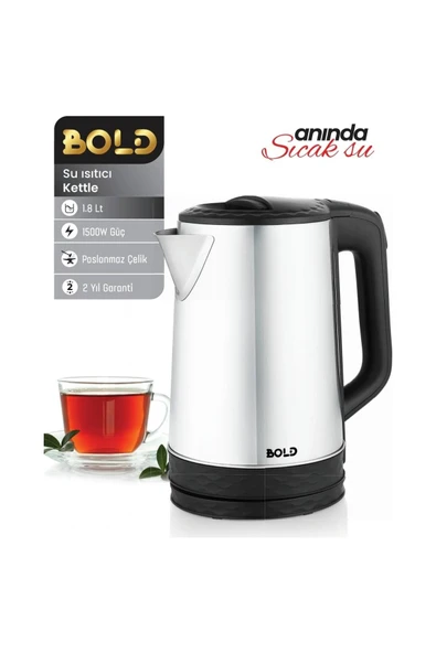 Altabi Çelik Su Isıtıcı Kettle B old - Resim 2