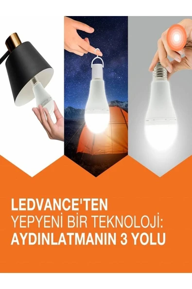 Osram ŞARJLI LEDLAMBA 8W SARI IŞIK - Resim 3