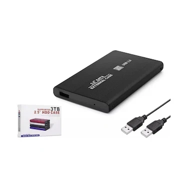 HADRON HDX1758 HARDDİSK KUTUSU METAL USB 2.0 SATA 2.5 ürün görseli 1