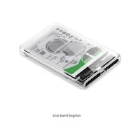 CODEGEN 2.5 USB 3.0 CDG-HDC-30T Sata Harddisk Kutusu Şeffaf ürün görseli 1