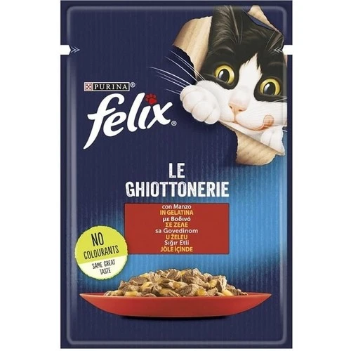 Felix Sığır Etli Yetişkin Kedi Konservesi 85gr ürün görseli 1
