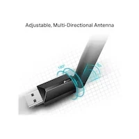 TP-LINK ARCHER T2U PLUS 600mbps Dual Band USB Kablosuz Adaptör ürün görseli 1