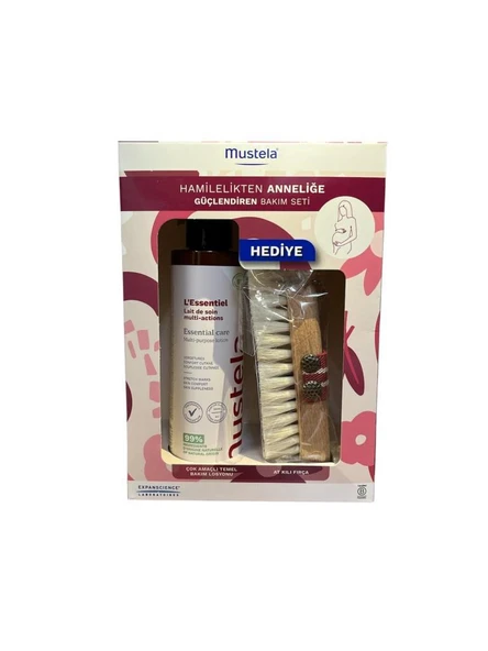 Mustela Maternite Çok Amaçlı Temel Bakım Losyonu 200 ml + At Kılı Fırça Hediye - SKT: 05/2027 ürün görseli 1