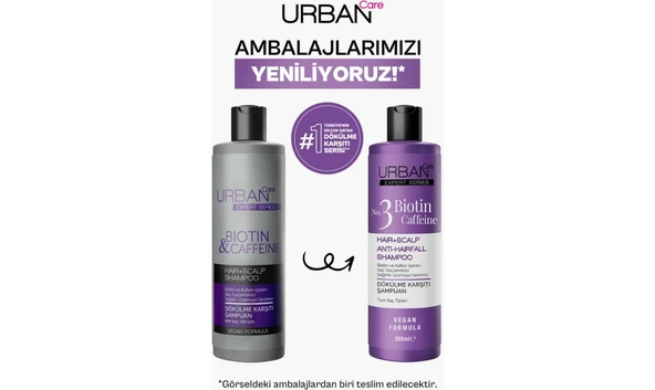 URBAN BİOTİN CAFFEİN ŞAMPUAN - Resim 2