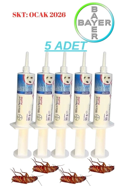 Bayer Maxforce Platin Hamamböceği Jeli 20 gr 5 Adet ürün görseli 1