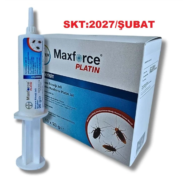 Bayer Maxforce Platin Hamamböceği Jel ilacı 20 G-SKT:2027/2 ürün görseli 1