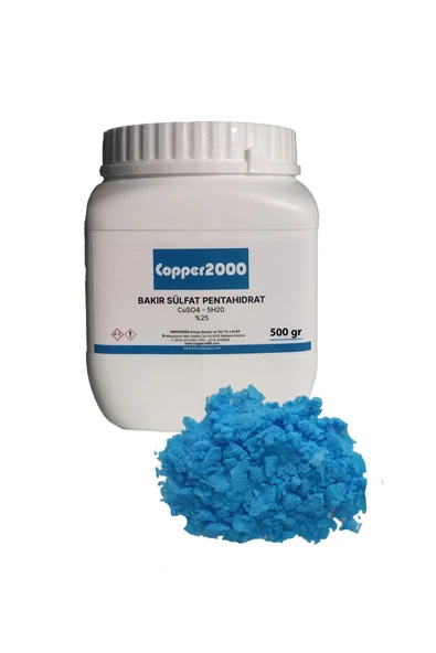 COPPER 2000 Göz Taşı Bakır Sülfat 500gr - Resim 2