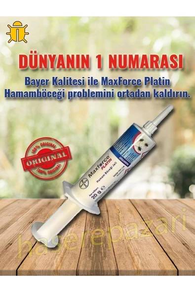 Bayer Maxforce Platin 20gr Hamamböceği Jeli 2027/NİSAN - Resim 3
