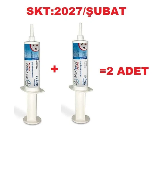 Bayer Maxforce Platin Hamamböceği Jel İlacı 20 Gr Skt.2027/2  (2 ADET) ürün görseli 1