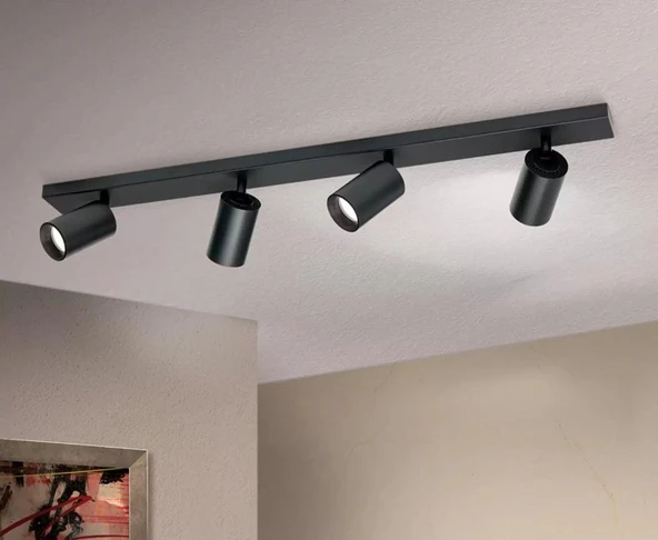 Demet habek mylights  4lü Dörtlü led spot tavan avize tasaruflu led ampül mutfak salon otel avize ürün görseli 1
