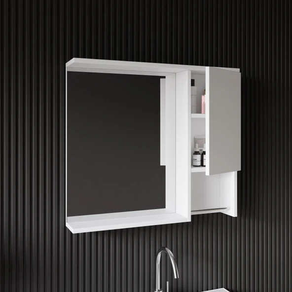 Karen Deniz 80 cm Banyo Dolabı Seti - Resim 3