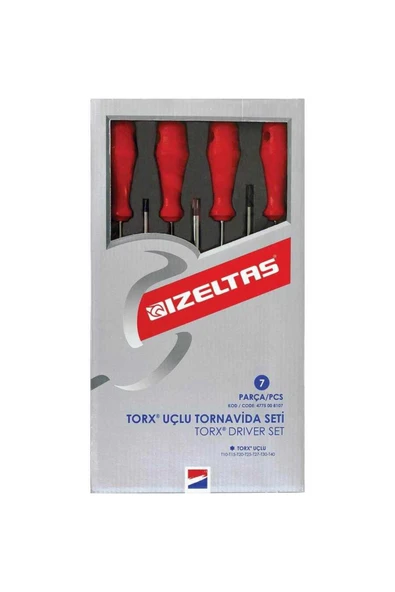 İzeltaş İzeltaş 7 Parça Torx Uçlu Tornavida Takımı - Izeltaş 4775008107 ürün görseli 1