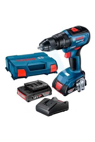 Bosch Gsb 18v 50 Kömürsüz Akülü Darbeli Matkap 2x2ah 06019h5100 ürün görseli 1