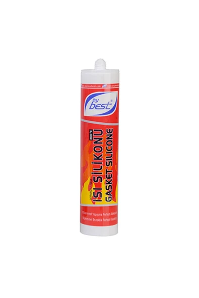 Best Yüksek Isı Silikonu 280 Gr Kırmızı ürün görseli 1
