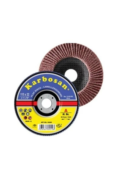 KARBOSAN Alüminyum Oksit Premium Line 115 X 22.23 Mm 10 Lu 60 Kum ürün görseli 1