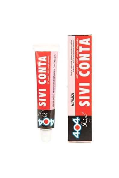 404 Sıvı Conta Kırmızı 45 Gr. ürün görseli 1
