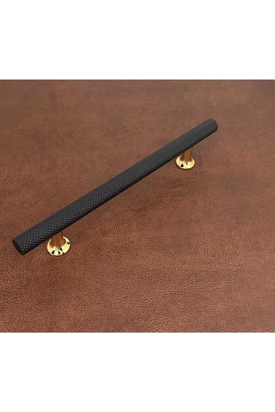 Doruk Siyah Gold Tv Ünitesi Vestiyer Yatak Odası Mutfak Dolap Çekmece Kulpu 192 Mm (19,2 Cm) 5 Adet ürün görseli 1