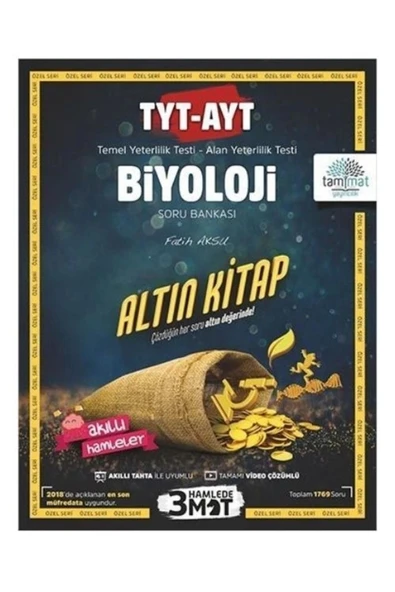 Tyt Ayt Biyoloji Soru Bankası Altın Kitap Tammat ürün görseli 1