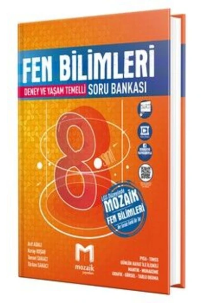 Mozaik 8.Sınıf Fen Bilimleri Deney Ve Yaşam Temelli Soru Bankası ürün görseli 1