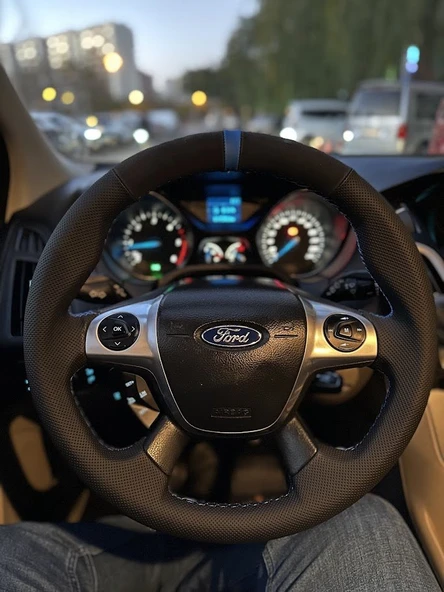Ford Focus 3 Araca Özel Direksiyon Kılıfı Uyumlu AÇIKLAMAYI OKUYUNUZ ürün görseli 1