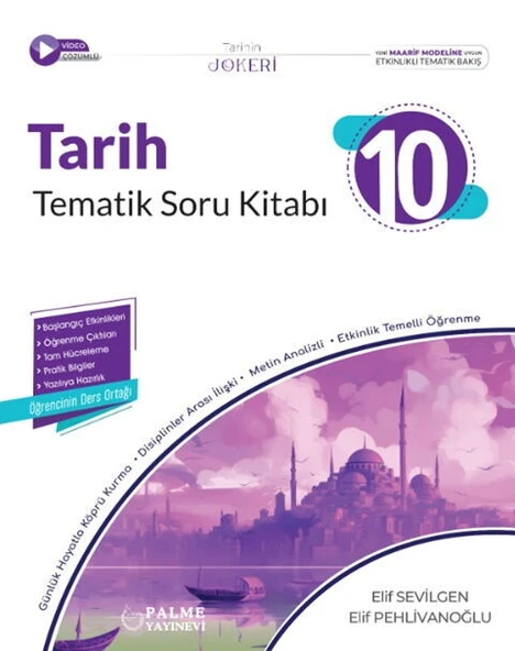 Palme Yayınları 10. Sınıf Tarih Tematik Soru Kitabı ürün görseli 1