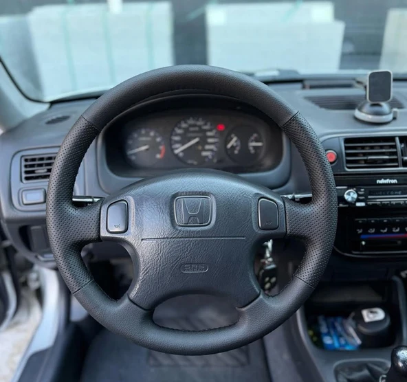 Honda Euro Civic 2001-2003 Araca Özel Direksiyon Kılıfı Uyumlu AÇIKLAMAYI OKUYUNUZ ürün görseli 1