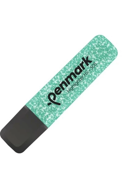 Penmark Fosforlu Kalem Metalik Simli Yeşil Hs-505 ürün görseli 1