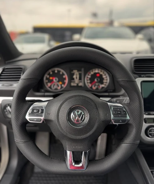 Volkswagen Scirocco 2015 Araca Özel Direksiyon Kılıfı AÇIKLAMAYI OKUYUNUZ ürün görseli 1