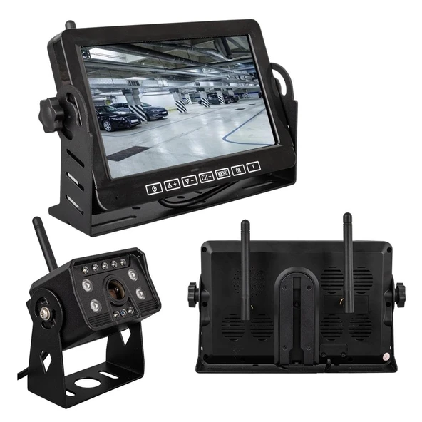 Ayt Powermaster DVR T70-F19 Kablosuz Araç Oto Kamera ve Monitör Seti Geri Arka Görüş Kamerası ürün görseli 1