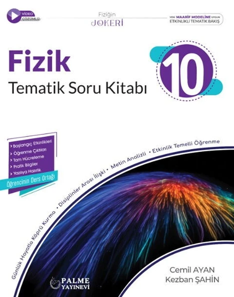 Palme Yayınları 10. Sınıf Fizik Tematik Soru Kitabı ürün görseli 1
