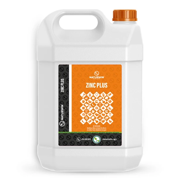 NATURWİN ZİNC PLUS 1 LT ÇİNKO MOLİBDEN SIVI GÜBRE 5 LT ürün görseli 1