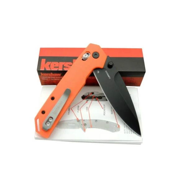 Kershaw Çakı Iridium - Turuncu D2 Çelik - Resim 2