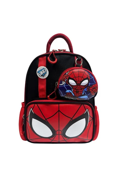 Anaokulu Sırt Çantası Spiderman Benzeri Erkek Çocuk Kreş Çantası 33*25 Cm Ortopedik Örümcek Adam ürün görseli 1
