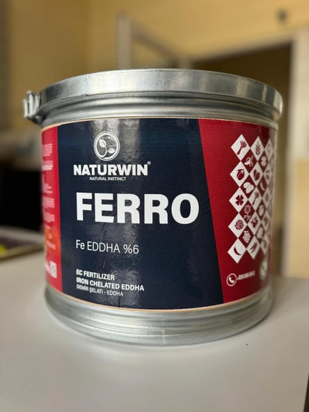 NATURWİN FERRO %6 DEMİR TOZ GÜBRE 5 KG VARİL ürün görseli 1