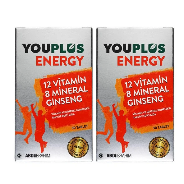 Youplus Energy 30 Tablet 2li Paket ürün görseli 1