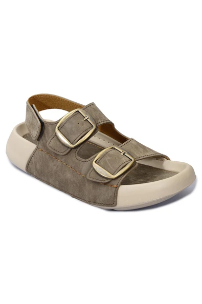 QRAMED Orthopedix Çitf Bantlı Tokalı Unisex Spor Sandalet QR25250 ürün görseli 1