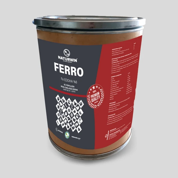 NATURWİN FERRO %6 DEMİR TOZ GÜBRE 25 KG VARİL ürün görseli 1