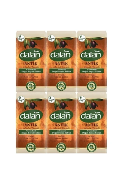 Dalan Antik Geleneksel El Yapımı Doğal Beyaz Sabun 900 Gr X 6 Adet ürün görseli 1