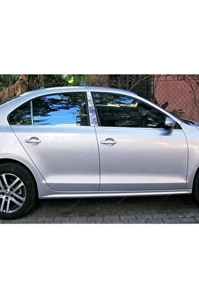 Vw Jetta Krom Kapı Direği 4 Parça 2010-2015 Arası Paslanmaz Çelik ürün görseli 1