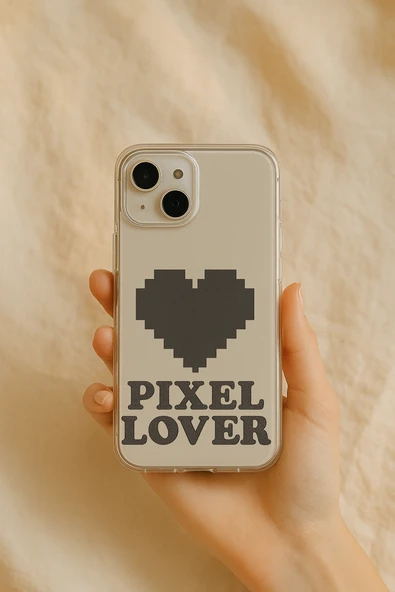 Tecno Camon 19 Pixel Lover Baskılı Şeffaf Silikon Kılıf ürün görseli 1