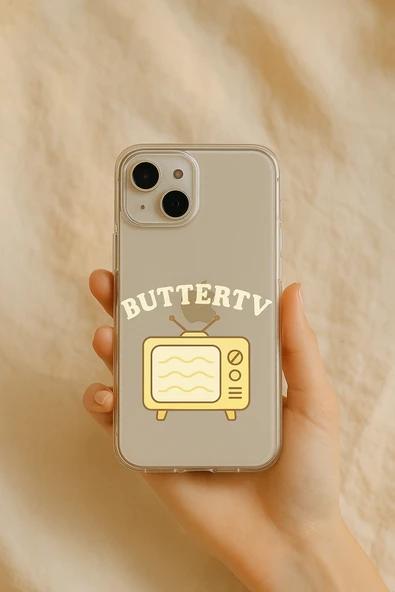 Tecno Pova 6 Butter TV Baskılı Şeffaf Silikon Kılıf ürün görseli 1