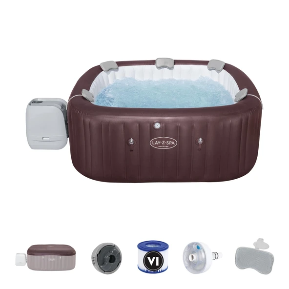 Lay-Z-Spa® Maldives Smart HydroJet Pro™ 6001U Enerji Tasarruflu Şişme Spa Havuzu, Mobil Uygulama Kontrollü, 5-7 kişilik ürün görseli 1