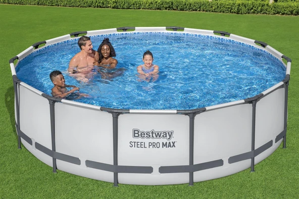 Bestway® 56950 Steel Pro MAX™ Prefabrik Yer Üstü Çember Havuz Seti 4,27 m x 1,07 m ürün görseli 1