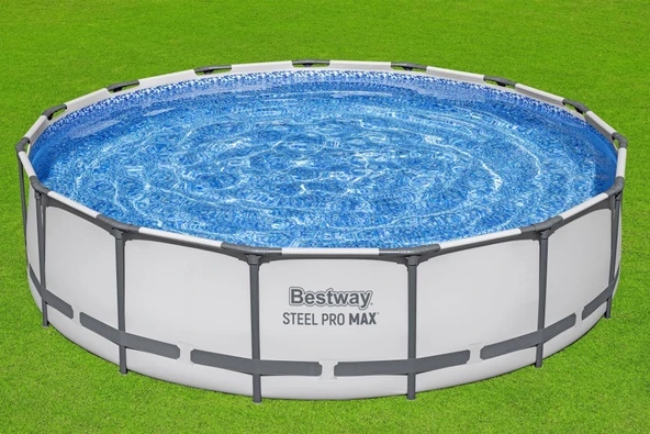 Bestway® Steel Pro MAX™ 56488 Prefabrik Yer Üstü Havuz Seti 4,57 m x 1,07 m ürün görseli 1