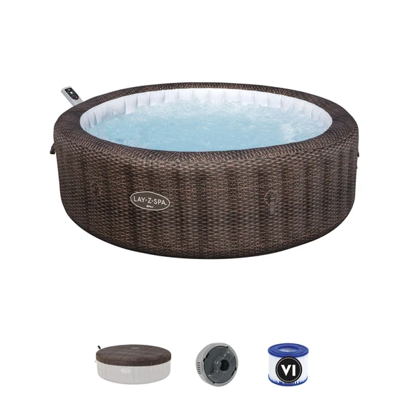 Lay-Z-Spa® Bali Smart AirJet™ 6001P Enerji Tasarruflu Şişme Spa Havuzu, Mobil Uygulama Kontrollü, 5-7 kişilik ürün görseli 1