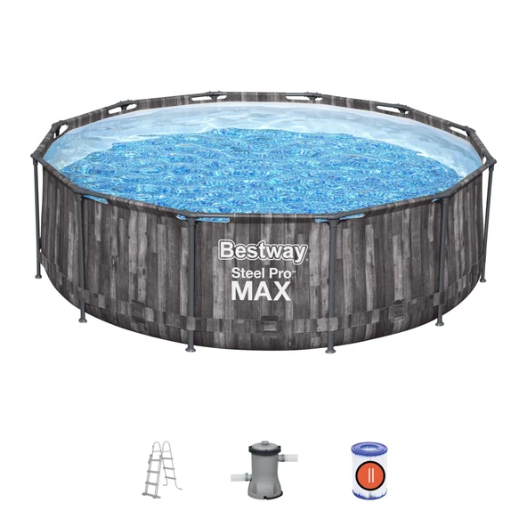 Bestway® 5614X Steel Pro MAX™ Yer Üstü Prefabrik Havuz Seti 3,66 m x 1,00 m ürün görseli 1
