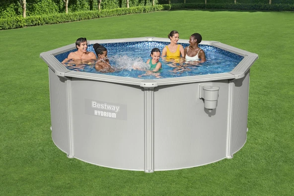 Bestway® 56566 Hydrium™ Çelik Duvarlı Prefabrik Yer Üstü Havuz Seti 3,05m x 1,22 m ürün görseli 1
